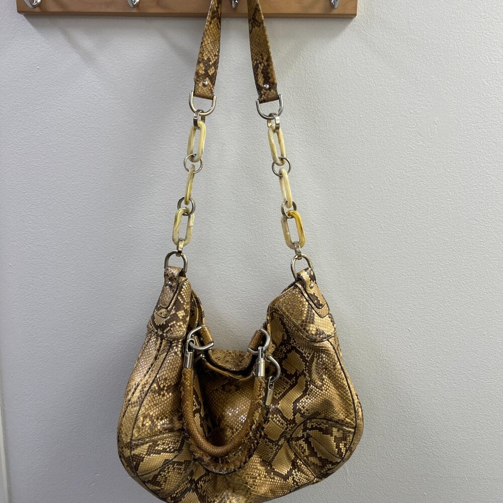 Python Bally Handbag Tote - image 3